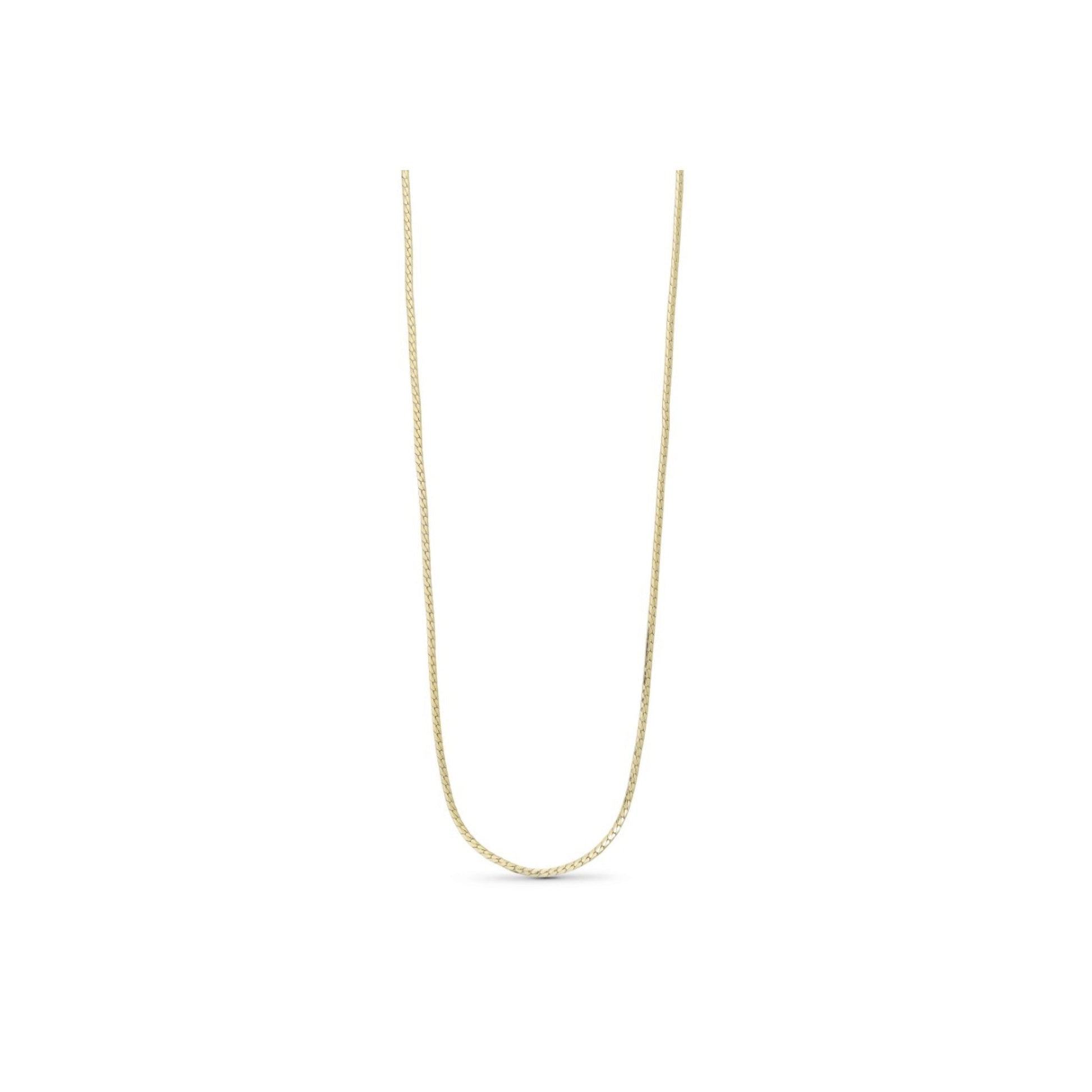 SNAKE CHAIN HALSKÆDE PURE BY NAT - LifeStyle Hedensted