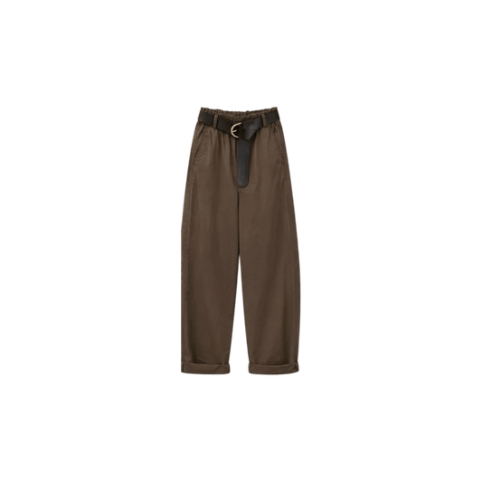 TEAK BUKSER BRUN ULDAHL - LifeStyle Hedensted