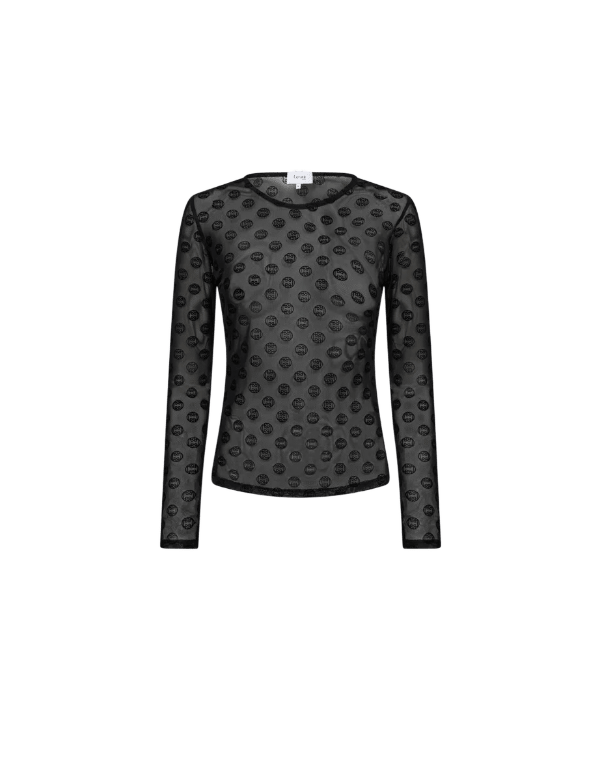 TELA 1 MESH BLUSE SORT LR - LifeStyle Hedensted