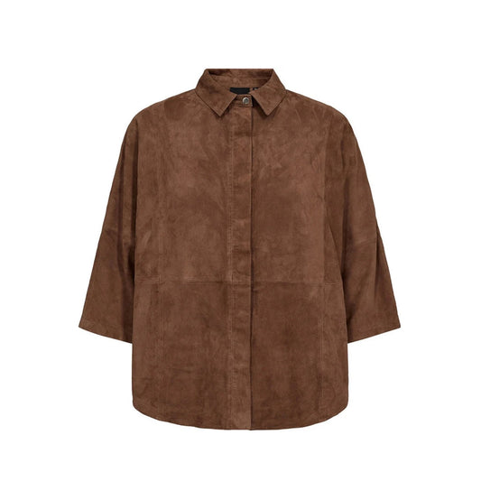 TENNA SUEDE SKJORTE DEPECHE - LifeStyle Hedensted