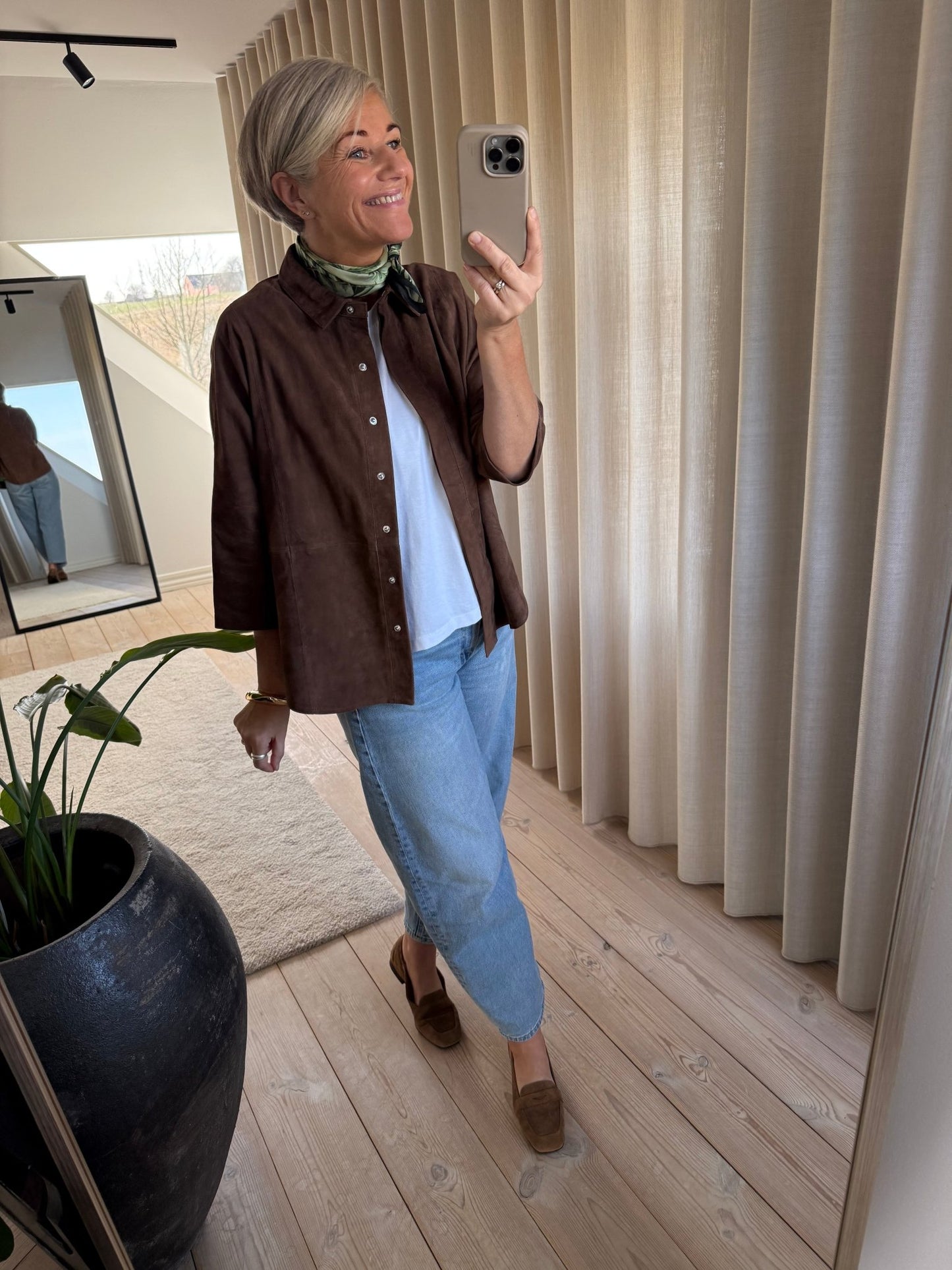 TENNAA SUEDE SKJORTE DEPECHE - LifeStyle Hedensted