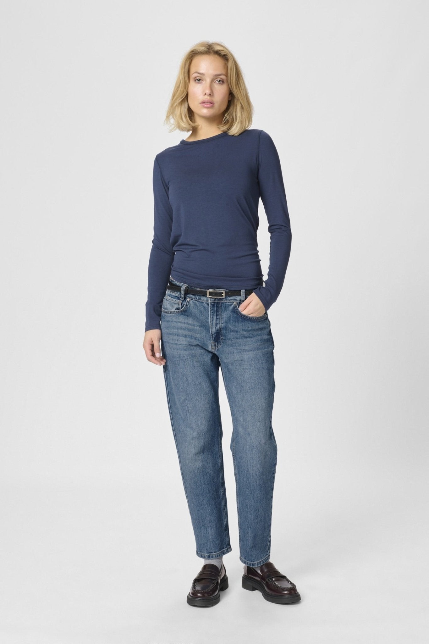 THE MOMMY 139 HIGH TAPERED JEANS MEW - LifeStyle Hedensted