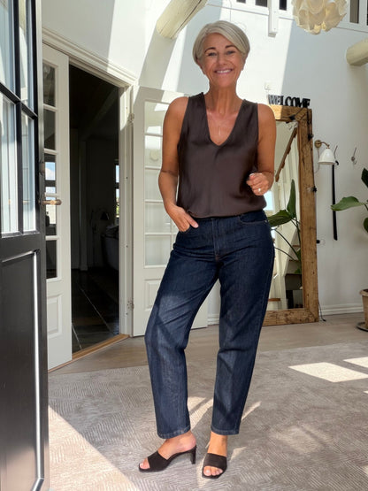 THE MOMMY 139 HIGH TAPERED JEANS MEW - NY (203) - LifeStyle Hedensted