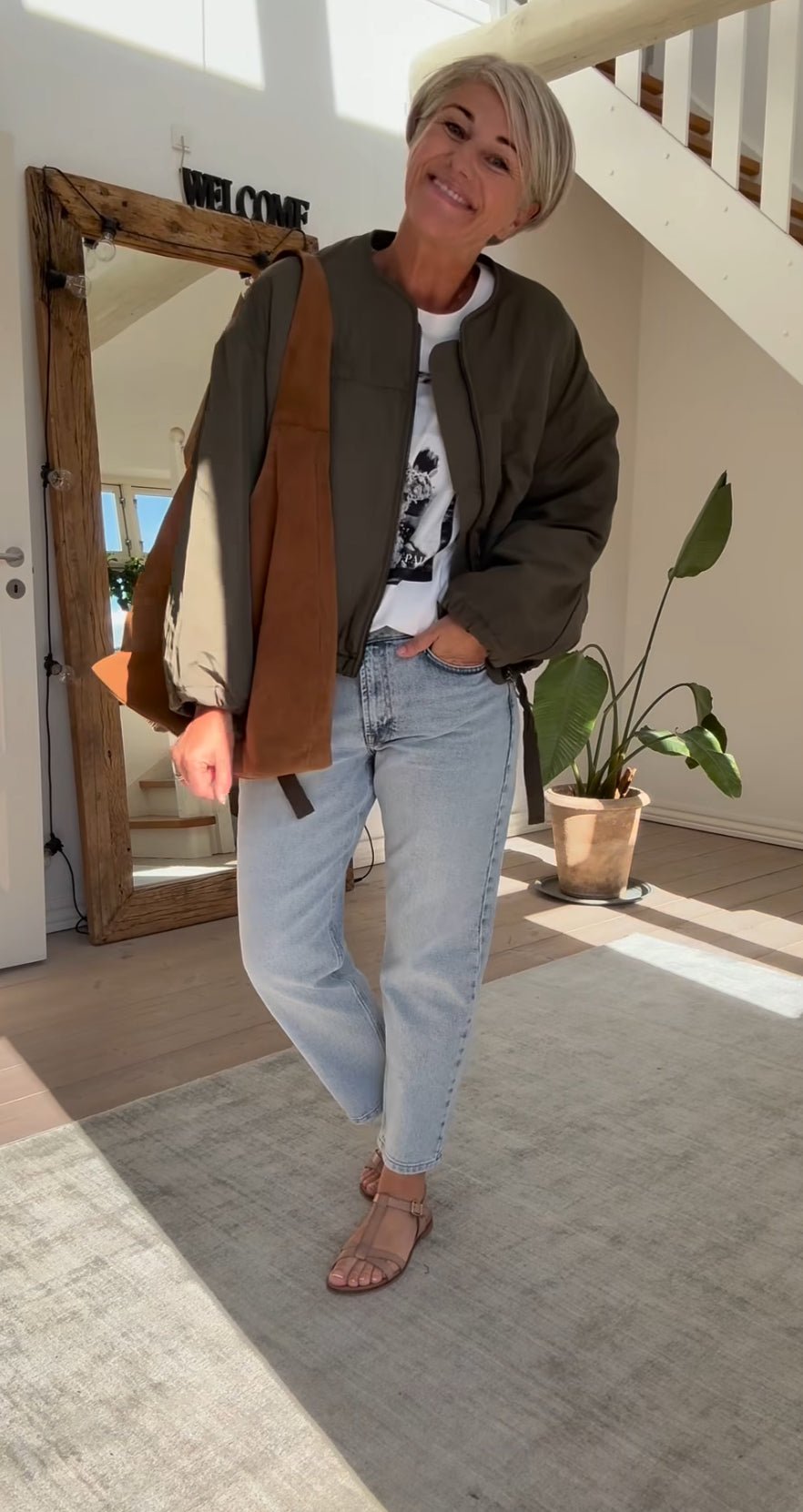 THE MOMMY HIGH TAPERED JEANS MEW - LifeStyle Hedensted