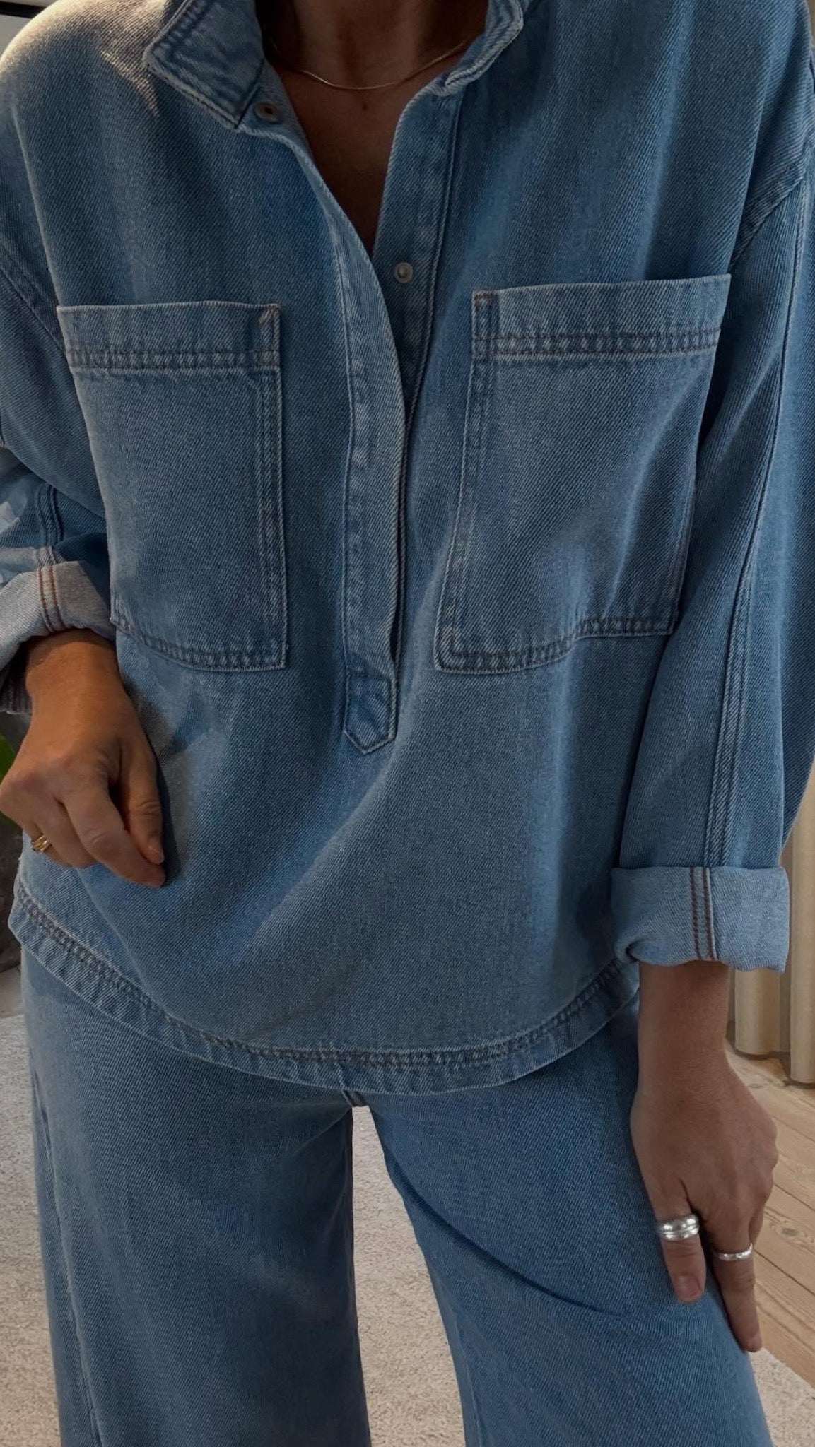 TUXA DENIM SKJORTE MUNTHE - LifeStyle Hedensted