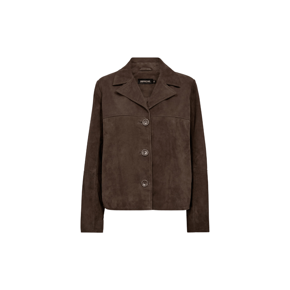 VALLY SUEDE JACKET DEPECHE - LifeStyle Hedensted