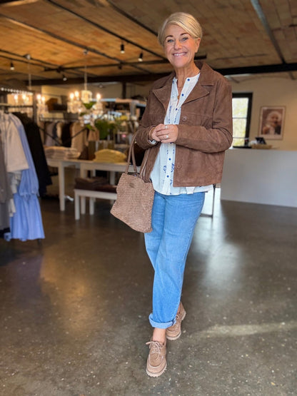 VALLY SUEDE JACKET DEPECHE - LifeStyle Hedensted