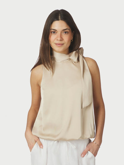 VEDA DRAPY SATIN TOP NN - LifeStyle Hedensted