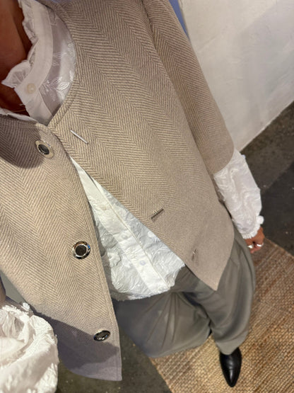 XANTHE LIGHT HERRINGBONE BLAZER NN - LifeStyle Hedensted